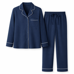 Pijamas de Algodón Orgánico Personalizadas para Mujer, Pedido al por Mayor - Fabricante de Ropa de Dormir al por Mayor OEM - Product Image 1