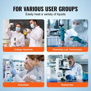 Agitatore Magnetico con Piastra Riscaldante per Uso di Laboratorio, Max 340°C, 0-1500 RPM, Capacità 20L - Product Image 6
