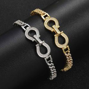 Wholesale Supply Luxury Baguette Cut Moissanite Diamond Hip Hop Bracelet <b>for</b> <b>Men</b> Available <b>for</b> Export Price from India - Product Image 5