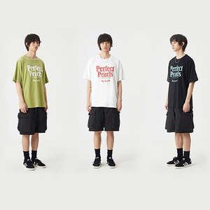 เสื้อยืดคอตตอนพิมพ์ลายตามสั่งคุณภาพสูงขายส่งยอดนิยม MOQ ต่ำ พิมพ์ลายนูน 3 มิติ สำหรับผู้ชายและผู้หญิง - Product Image 1