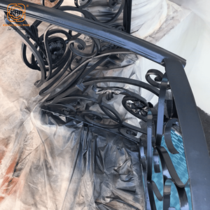 Barandilla de Hierro Forjado KHP para Escaleras Exteriores, Duradera y Atractiva, Fácil de Instalar, Decorativa para Casas Modernas - Product Image 2