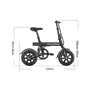 Oem Trọng lượng nhẹ 14 "nhỏ gọn Điện Gấp xe đạp RT Mô hình sản xuất Trung Quốc Carbon khung thép thành phố Công ty Nhân Viên Nhà máy trực tiếp - Product Image 2