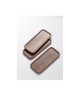 Bandeja rectangular rústica de madera de mango, ideal para servir en la cocina o comedor, plato duradero, elegante y ecológico para el hogar. - Product Image 6