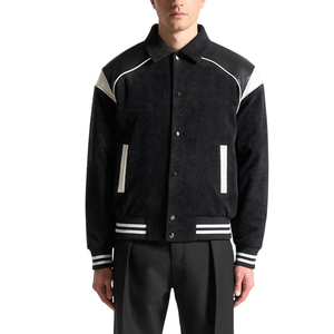 Veste universitaire personnalisée avec patch brodé pour hommes, veste de haute qualité à prix abordable - Product Image 1