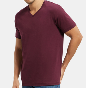 T-shirt en coton uni pour homme, coupe classique, toucher doux, respirant, manches courtes, décontracté, basique, pour toutes les saisons - Product Image 3