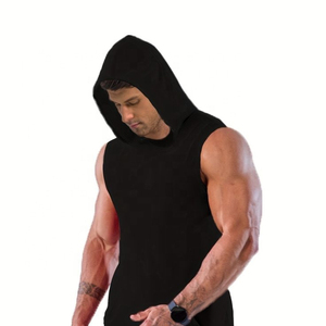 OEM <b>Men</b> Knitted Breathable <b>Stringer</b> Tank Top Gym Workout Fitness Bodybuilding <b>Vest</b> Custom Sportswear Sleeveless - Product Image 4