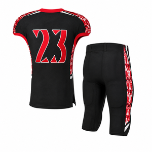 Wholesale Breathable Sublimation American Football Sports Uniform Set 100% Polyester Quick Dry Custom Logo - Product Image 4