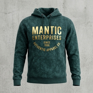Sweat à capuche en coton pur 450 GSM, coupe oversize, délavé à l'acide, tendance pour homme, commandes en gros à prix compétitif - Product Image 1