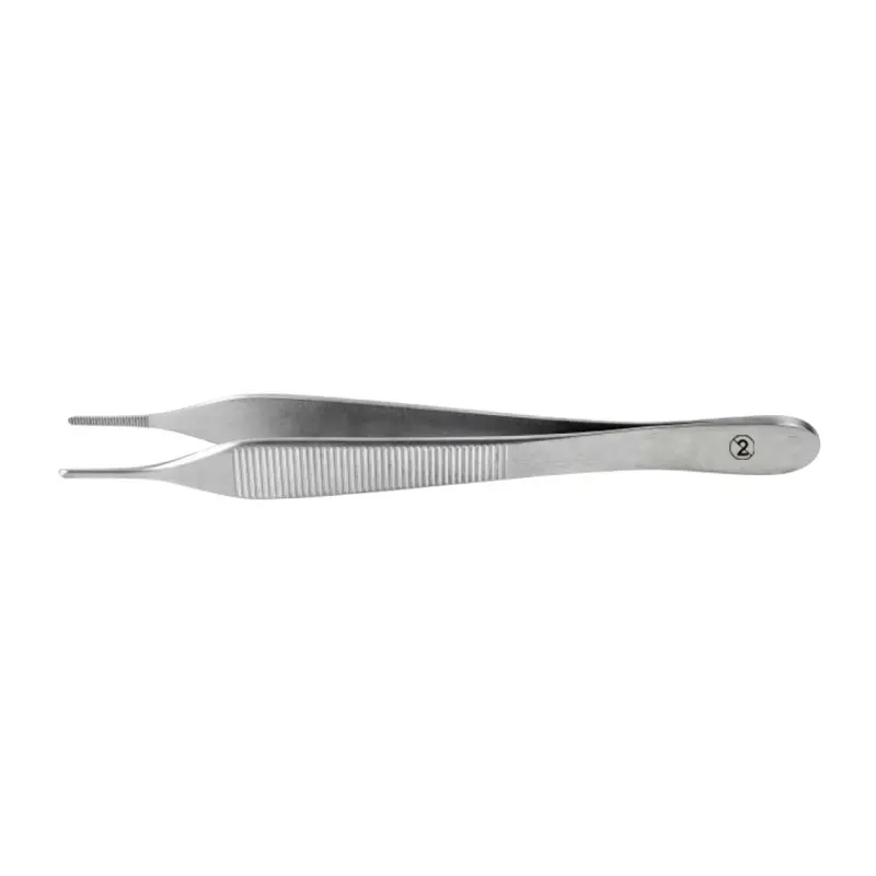 Single use Hudson Ewald Forceps 12cm Heavy 1:2 teeth - Single use instruments