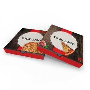 Boîtes en carton ondulé gaufré recyclé, emballages de pizza écologiques personnalisés pour la livraison de repas, les plats à emporter et les marques durables - Product Image 3