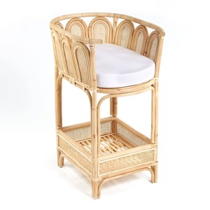 Mesas de cambio de pañales de ratán con almacenamiento, buen precio, muebles para cuarto de bebé - Product Image 2