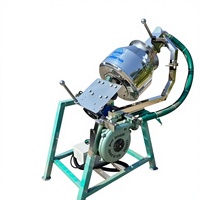 Machine de revêtement automatique Oscar Cashew Tech Electric 70kg, haute précision, télécommande, fonctions d'économie d'énergie, emballage en bois