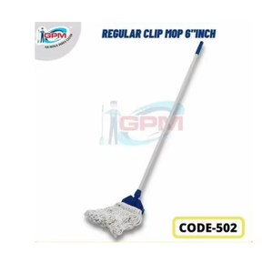 Professional Classic Wet <b>Mop</b> Set with Extendable Steel Handle and Absorbent <b>Mop</b> Head for Hotels Offices Schools Hospitals - Product Image 2