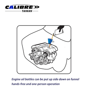 Herramienta de repostaje de llenado de embudo de aceite de motor sin derrames TAIWAN CALIBRE para Chrysler, embudo automotriz - Product Image 3