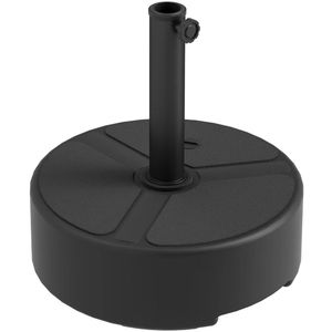 Base carrée noire pour parasol de terrasse extérieur – Supports et bases pour parasols de patio - Product Image 4