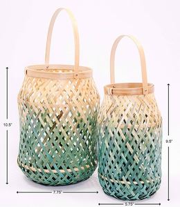 Vietnam Handmade Bamboo Candle Holder with Unique Design High Quality Home <b>Decoration</b> <b>Lantern</b> Best Price Wholesale - Product Image 1