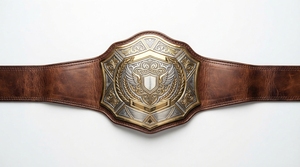 Ceinture de champion personnalisée plaquée or, ceinture de récompense pour la lutte, la boxe et les sports, logo personnalisé, nom gravé - Product Image 2