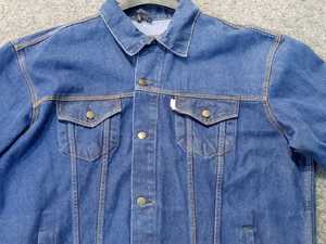 Wholesale Men Classic Blue Denim Jacket Cotton <b>Button</b> Up Trucker Jacket Casual Streetwear Vintage Jean Coat - Product Image 5