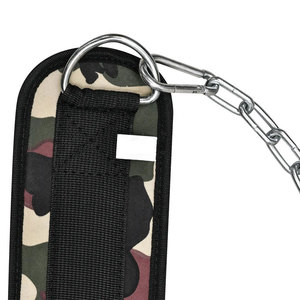 Cinturón de Nylon Ajustable con Camuflaje y Cadena Metálica para Equipo de Protección de Boxeo, Cierre Elástico con Gancho y Bucle para Hombre Adulto - Product Image 4