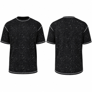 Camiseta Oversize Baggy de Algodón 100% Lavado Ácido de Alta Calidad, Manga Corta, 460g, Estilo Streetwear, Venta al por Mayor - Product Image 5