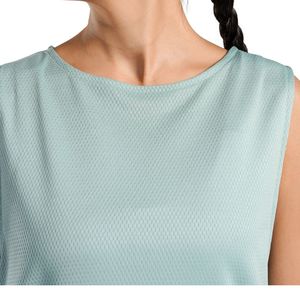 Camiseta Deportiva sin Mangas de Malla para Mujer, Transpirable, para Gimnasio, Fitness, Entrenamiento, Yoga, Ropa Deportiva, OEM, ODM, Venta al Por Mayor - Product Image 3