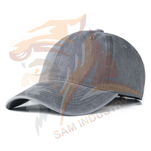 High Quality Custom Men's 6-Panel Waterproof <b>Baseball</b> <b>Caps</b> <b>Plain</b> Vintage Style Custom Color Wholesale Price <b>Baseball</b> <b>Cap</b> - Product Image 6