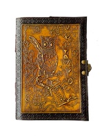 Carnets en cuir, cahiers à spirale thermique, papeterie scolaire, blocs-notes, agendas de voyage faits main, journaux Wiccan, cadeaux