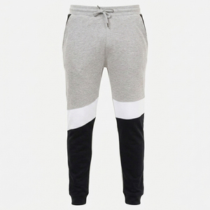 Wholesale Lightweight Casual Blank Sweatpants <b>Trousers</b> Custom Logo Fleece <b>Cuffed</b> Bottom with Pockets Drawstring for Streetwear - Product Image 1