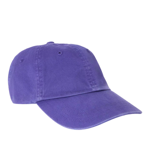Gorra de Béisbol Casual Morada Lisa de 6 Paneles, Sin Estructura, Suave, 100% Algodón, Estilo Dad Hat, Venta al Por Mayor - Product Image 1