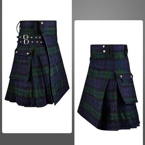 Tartan <b>Utility</b> <b>Kilt</b> for Men I 16oz Scottish Tartan <b>Kilts</b> 5 Yards Premium <b>Kilts</b> - Product Image 2