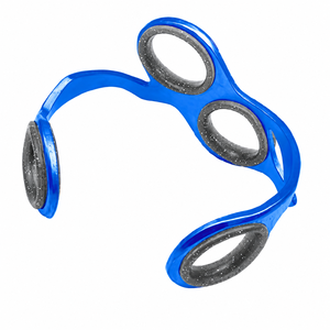 Bracelet de poignet pour barbier et coiffeur, bleu et noir, outils de salon, vente en gros - Product Image 1