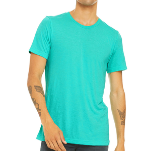 T-shirts pour hommes personnalisés en gros, coupe ajustée, décontractés, légers, col rond - Product Image 6