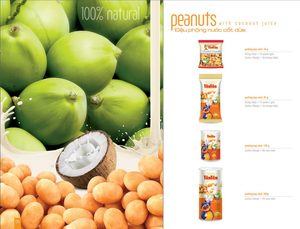 Cacahuètes enrobées de lait de coco, collation crémeuse, sucrée et croustillante pour les rayons de vente au détail, les packs cadeaux et la production de marques de snacks - Product Image 5