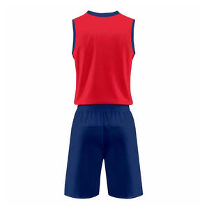Conjunto de Camiseta y Pantalones Cortos de Voleibol Personalizables para Adultos, 100% Poliéster, Secado Rápido, Absorción de Humedad, Impresión Digital, Logotipo Personalizado en la Parte Delantera - Product Image 2