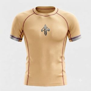 Nuevo Rashguard de MMA de Última Tendencia con Estampado por Transferencia Térmica, Diseño de Cuello Redondo, Material de Spandex/Poliéster para Adultos por RIVIAN TLANTIC - Product Image 2