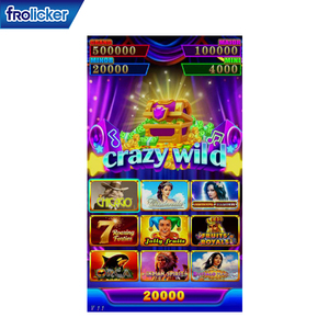 CRAZY WILD VERTICAL V11 FRO แบรนด์ แผงวงจรเกมอาร์เคดจอเดี่ยว รุ่นภาษาอังกฤษ สำหรับเครื่องเล่นเกมหยอดเหรียญ ไต้หวัน - Product Image 1