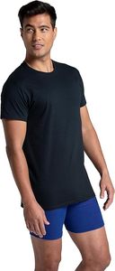 Camiseta Interior de Algodón Premium para Hombre, Cuello Redondo, Básica, Suave, Transpirable, Anti-Pilling, 180g, Corte Regular, Fabricante de Marca Privada - Product Image 4