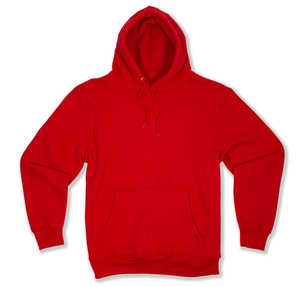 Sudadera con Capucha Oversize de Color Rojo, 80% Algodón, 20% Poliéster, al por Mayor, de Buena Calidad, con Etiqueta Privada y Logotipo Impreso - Product Image 1