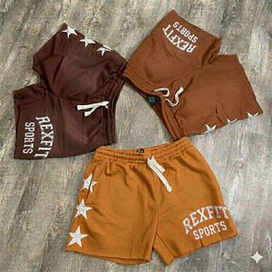 Pantalones Cortos Deportivos Personalizados OEM con Diseño de Estrellas para Hombre, de Secado Rápido, Transpirables, para Correr, Entrenamiento, Fitness, con Logotipo Impreso, para Baloncesto - Product Image 2