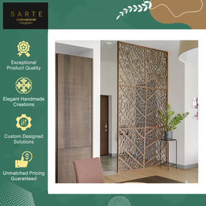 Paravent en acier inoxydable de qualité supérieure, facile à installer, pour hôtel, restaurant et usage domestique - Product Image 2