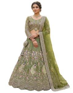 Launching 4 meter flared Coding Sequins Work Lehenga, Exceptional Quality with Can-Can and Canvas Layers, A Perfect Fusion - Product Image 1