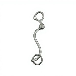 บิตม้าสแตนเลสแบบลูกกลิ้งทองแดง สำหรับขี่ม้าแบบตะวันตกและอังกฤษ - Product Image 6