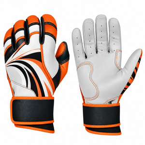 Guantes de Bateo de Béisbol de Cuero Genuino de Alta Calidad, Antideslizantes, Ligeros, Unisex para Jóvenes y Adultos - Product Image 2