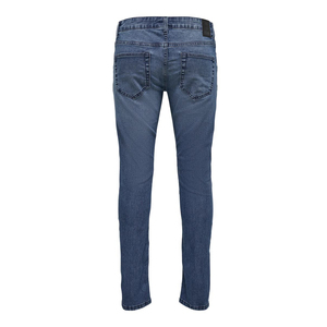 Pantalones Vaqueros Cómodos de Secado Rápido con Servicio OEM, Pantalones Negros de Estilo Urbano con Abertura en la Pierna con Cremallera, Vaqueros de Mezclilla para Hombre, Elegantes - Product Image 3