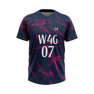 ชุดยูนิฟอร์มเบสบอลซอฟต์บอลแบบสั่งทำพิเศษ คุณภาพสูง ป้องกันแบคทีเรีย พิมพ์ลายตามสั่ง โพลีเอสเตอร์ 100% ระบายอากาศได้ดี แห้งเร็ว - Product Image 4