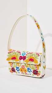 Sac à bandoulière artisanal en perles multicolores à motif fruits tropicaux, directement de l'usine, avec plan de conception - Product Image 3
