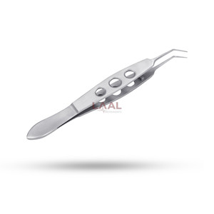 Pinzas Oftálmicas de Acero Inoxidable McPherson, Puntas Finas Curvadas, Pinzas Microquirúrgicas para Ojos, Instrumentos Oculares Médicos - Product Image 2