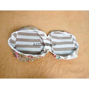 Juego de 3 Bolsas Organizadoras de Maquillaje y Cosméticos, Portátiles, con Cierre, Ecológicas, Estampadas, 100% Algodón Puro, al por Mayor - Product Image 5