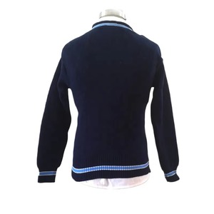 2026 Primary <b>School</b> Children's Unisex <b>Cardigan</b> Sweater Long Sleeve Dark <b>Green</b> V-Neck <b>School</b> Uniform - Product Image 4