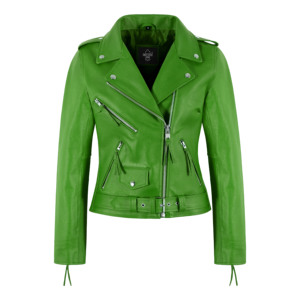 Chaqueta de Motociclista de Cuero Genuino para Mujer, Chaqueta de Cuero Clásica para Moto, Fabricante Mayorista de Marca Privada OEM ODM - Product Image 6